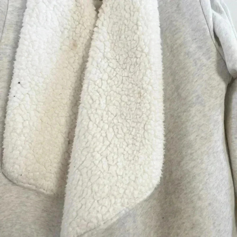 Abercrombie Sherpa Soft Af Open Front Cardigan Xs - image 3